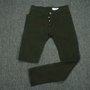 Gustin Pants Mens 29x30 Olive Green Big Wool 5‎ Pocket Trouser
